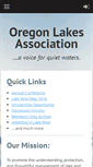 Mobile Screenshot of oregonlakes.org