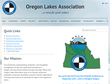 Tablet Screenshot of oregonlakes.org